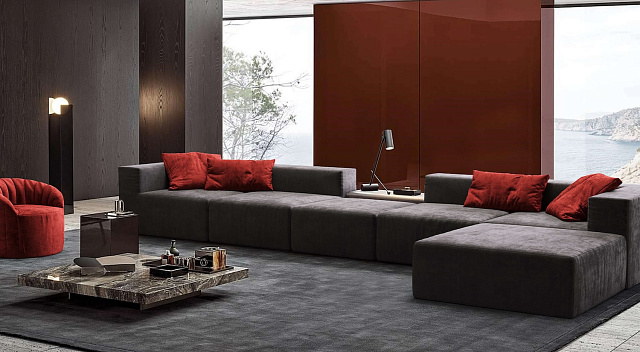 Универсальная и удобная модульная система дивана Драм 